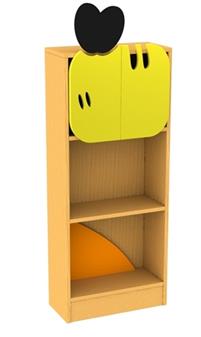 NWHB006 Tall Bookcase With Bee Feature Door thumbnail