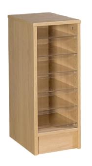 6 Space Single Column Pigeonhole Cabinet thumbnail
