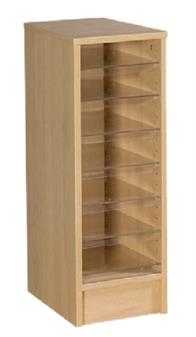 7 Space Single Column Pigeonhole Cabinet thumbnail