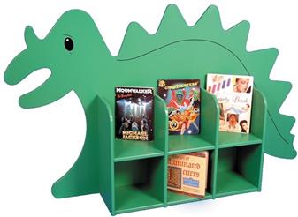 Animal Themed Double Sided Book Storage - Dinosaur thumbnail