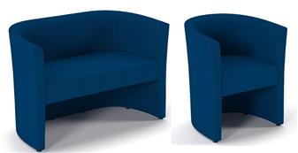 Celestra Reception Soft Seating Maturity Blue Fabric thumbnail