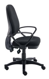 CK-X Operator Chair With Fixed Arms - Black thumbnail