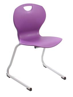 EVO Reverse Cantilever Chair - Mulberry thumbnail