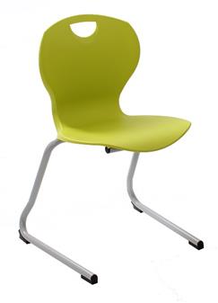 EVO Reverse Cantilever Chair - Lime thumbnail