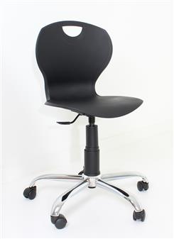 EVO Student ICT Chair - Onyx - Chrome Base thumbnail