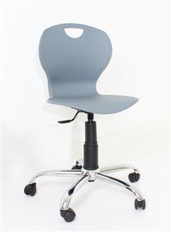 EVO Student ICT Chair - Slate - Chrome Base thumbnail