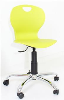 EVO Student ICT Chair - Yellow - Chrome Base thumbnail