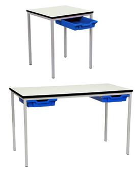 Classroom Tables With Tray Drawers - PVC Edge thumbnail