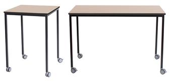 Classroom Tables With Castors - PVC Edge thumbnail