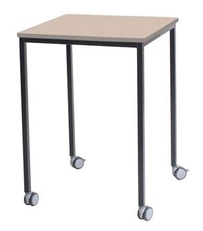 Square Classroom Table With Castors - PU Edge thumbnail