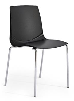 Ari 4-Leg Chair - Dark thumbnail