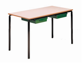 Crushed-Bent Classroom Tables With Tray Drawers thumbnail