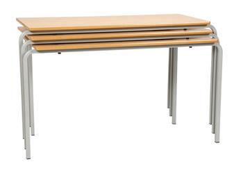 Rectangular Crushed Bent Classroom Tables - MDF Edge thumbnail