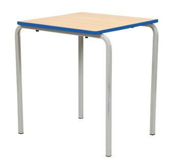 Crushed Bent Square Classroom Table - PU Edge thumbnail
