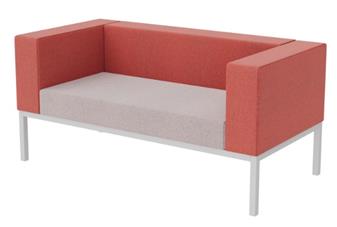 Zone 2-Seater Sofa With Arms - Fabric thumbnail