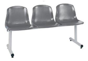 BM Polyprop 3 Seat Beam - Charcoal Seats thumbnail