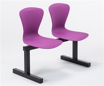 Curtis 2 Seater Beam Purple Seats thumbnail