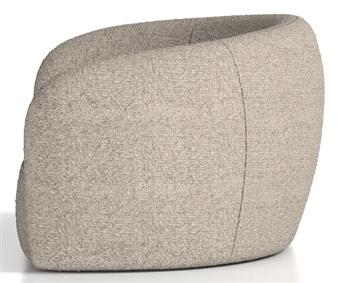 Phoebe Curved Sofa Side View thumbnail