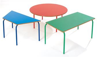 Nursery Classroom Tables - Rectangular, Circular & Trapezoid thumbnail
