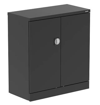Steel Stationery Cupboard 1020mm - Black thumbnail