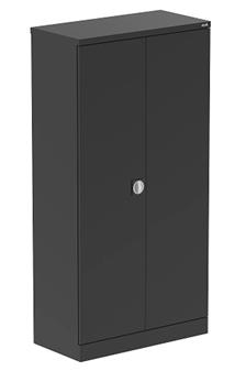 Steel Stationery Cupboard 1830mm- Black thumbnail