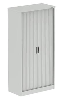 Steel Tambour Cupboards 2000mm Grey thumbnail