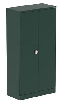 Steel Stationery Cupboard Tall British Racing Green thumbnail