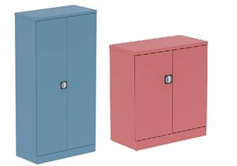 Pastel Coloured Steel Stationery Cupboards thumbnail