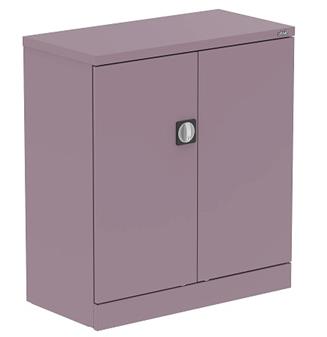 Steel Stationery Low Cupboard - Pastel Violet thumbnail