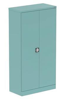 Steel Stationery Tall Cupboard - Pastel Turquoise thumbnail