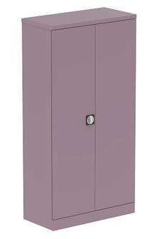 Steel Stationery Tall Cupboard - Pastel Violet thumbnail