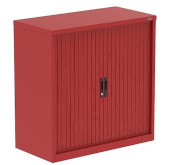 Low Tambour Cupboard - Red thumbnail