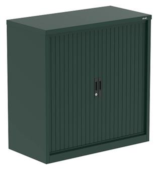 Low Tambour Cupboard - Graphite Grey thumbnail