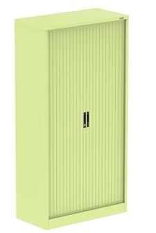 Steel Tambour Tall Cupboard - Chlorophyll thumbnail