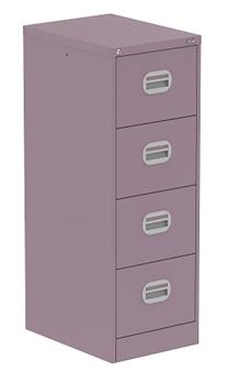 Four Drawer Filing Cabinet - Pastel Violet thumbnail