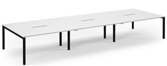 Worx Plus Computer Bench Desk - 1 x Starter Double & 2 x Double Add-Ons thumbnail