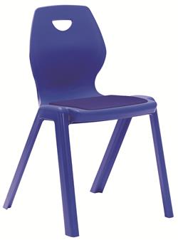 Flaire Chair Blue With Matching Seat Pad - Scuba thumbnail