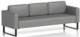 Brix 3 Seater Sofa Black Legs thumbnail