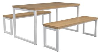 City Dining Bench Sets - 1500mm Wide thumbnail