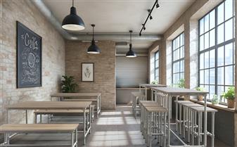 Scaffold Dining Bench Set Room Image thumbnail