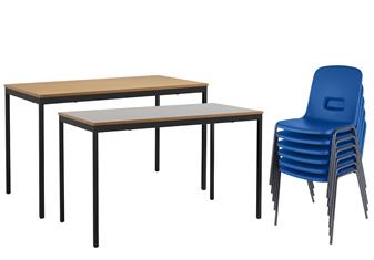 Hille GH20 Class Pack - 30 x Chairs & 15 x Tables - Fully Welded thumbnail