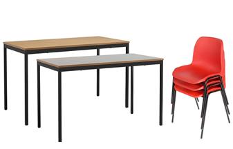 Hille Affinity Class Pack - 30 x Chairs & 15 Tables - Fully Welded thumbnail