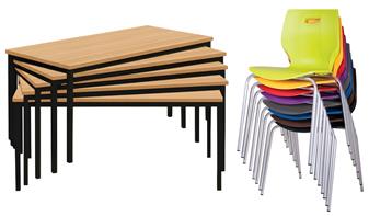 15 x Fully Welded Tables & 30 x GEO Chairs thumbnail