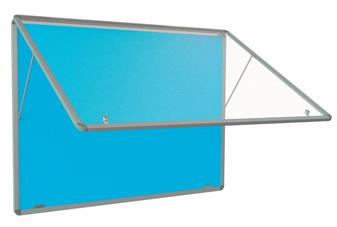 Light Blue Top Hinged Noticeboard thumbnail