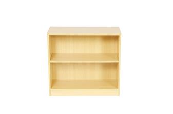 800mm Wide Desk High Bookcase - Light Oak thumbnail