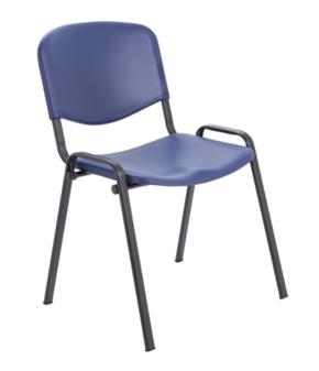 Polyprop Canteen Stacking Chair - Blue thumbnail