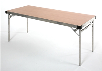 Super-Tough Lightweight Rectangular Folding Table thumbnail