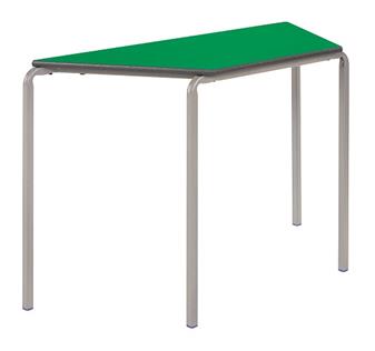 Crushed Bent Trapezoidal Classroom Table PU Edge thumbnail