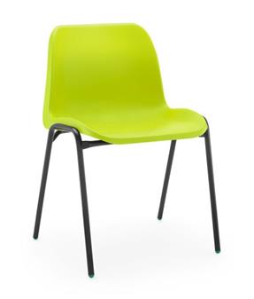 Hille Affinity Plastic Chair - Lime thumbnail