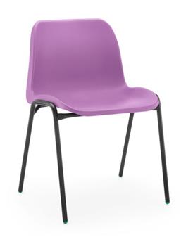 Hille Affinity Plastic Chair - Purple thumbnail
